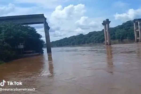 Pontes inacabadas há quase 30 anos em rodovias do Tocantins isolam moradores e obrigam travessia por balsa no acesso à cidade de Rio Sono