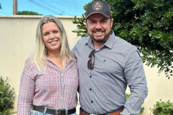 Primeira-dama, Lúcia Vânia Vidal Fernandes e o prefeito Mateus Coelho - Foto: Divulga/Redes Sociais