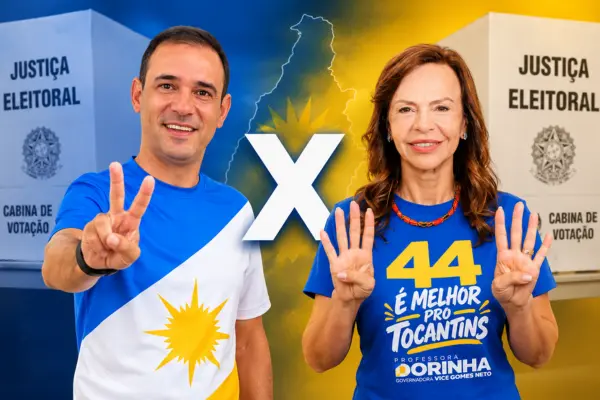 Apuração ao vivo: Tocantins decide entre Vicentinho Júnior e Dorinha quem será o novo governador