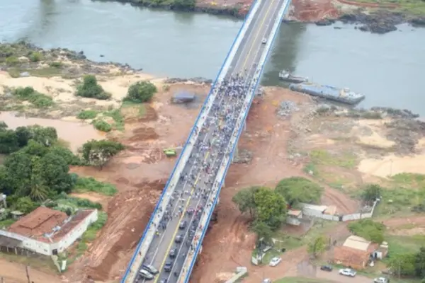 Nova Ponte JK é entregue um ano após desabamento que matou 14 pessoas e restabelece ligação entre TO e MA