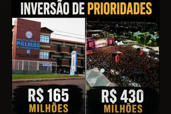 Dinheiro da gestão Wanderlei para festas passa de R$ 400 milhões e supera, em 3 anos, investimento histórico do HGP em 20 anos