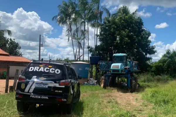 Polícia Civil do Tocantins recupera no Maranhão maquina agrícola levado por suspeitos após fraude em negociação pela internet
